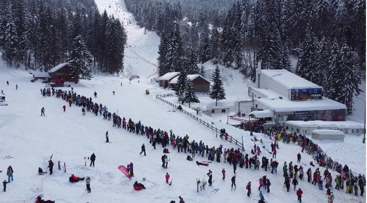 Coada in Poiana Brasov